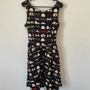 Dapper Print Dress 🎩